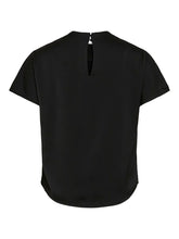 Vila - Elmina Funnel Neck Top in Black